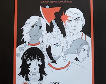MOUTHWASHING GAME Movie Style Poster - A5 Art Print