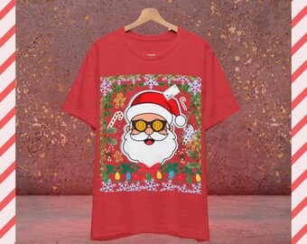 HAPPY   B i t c o i n   SANTA T-SHIRT