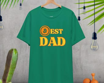 Najlepszy tata BITCOIN T-SHIRT
