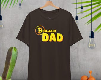 Brilliant Dad Bitcoin T-SHIRT