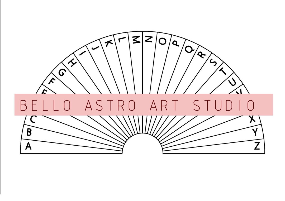 Alphabet Chart Pendulum Charts Printable Page Astrology Pendulum