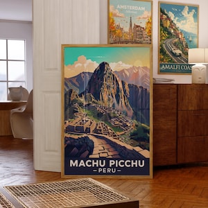 Machu Picchu Digital Download - Printable Wall Art, Inca Ruins & Sacred Valley, Peruvian Landscape, Instant Download, South America Decor