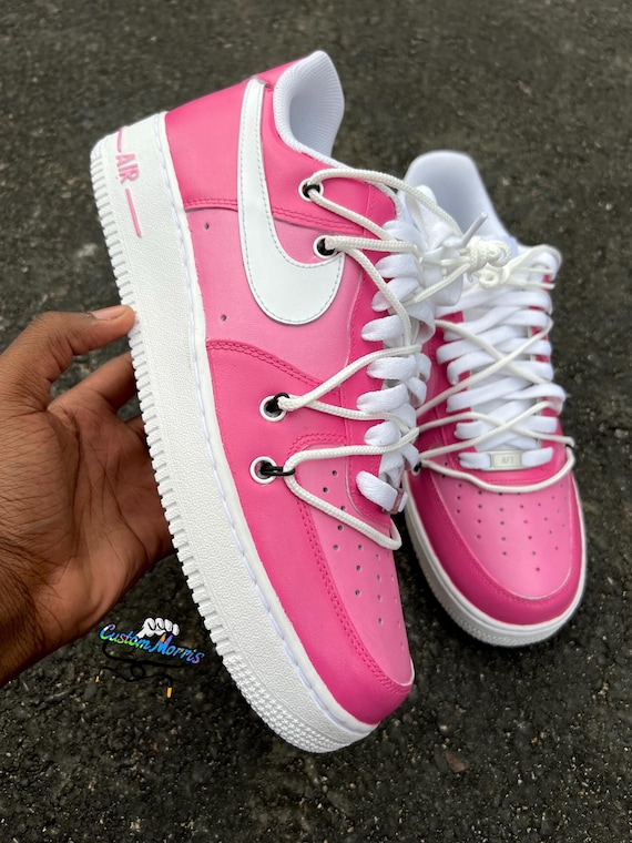 Custom OFF- Laced Nike Air Force 1's ALL Colors/luxury/ Gift/ Rope