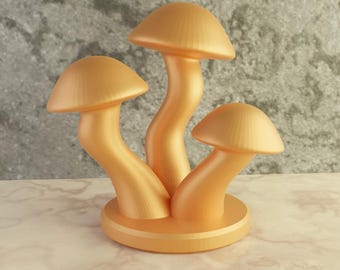 3D-utskrift i stl-format, skrivbordsdekor, svampidé