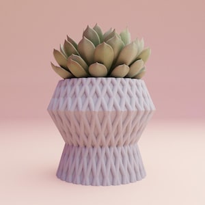 3d printing stl file decorative planter pot for home decoration and furniture