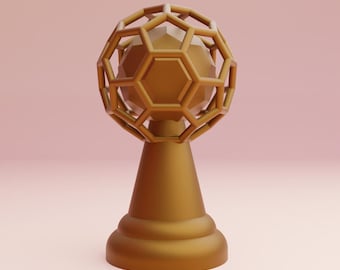 Soccer Trophy 3D Printable file Award for Players Coaches & Fans