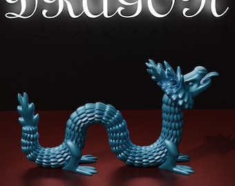 3d printing file of a chinese dragon stl for 3d printer users