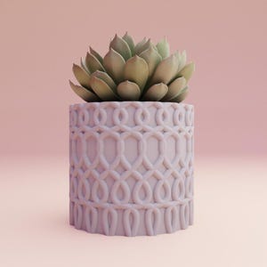 3d printing stl file decorative planter pot for home decoration and furniture