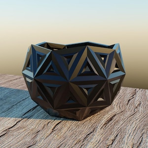 Maceta stl de impresión 3d para decoración de jardín en casa para impresoras 3d