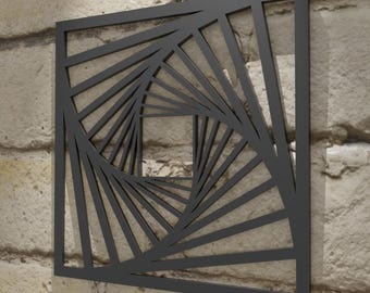3D Druck STL Datei: Geometrische Wanddekoration