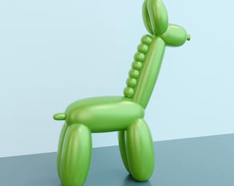 3d printing stl file balloon giraffe decoration for home 3d printer