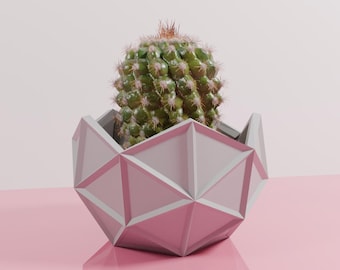 3d printing stl file idea planter pot for home decoration and interior