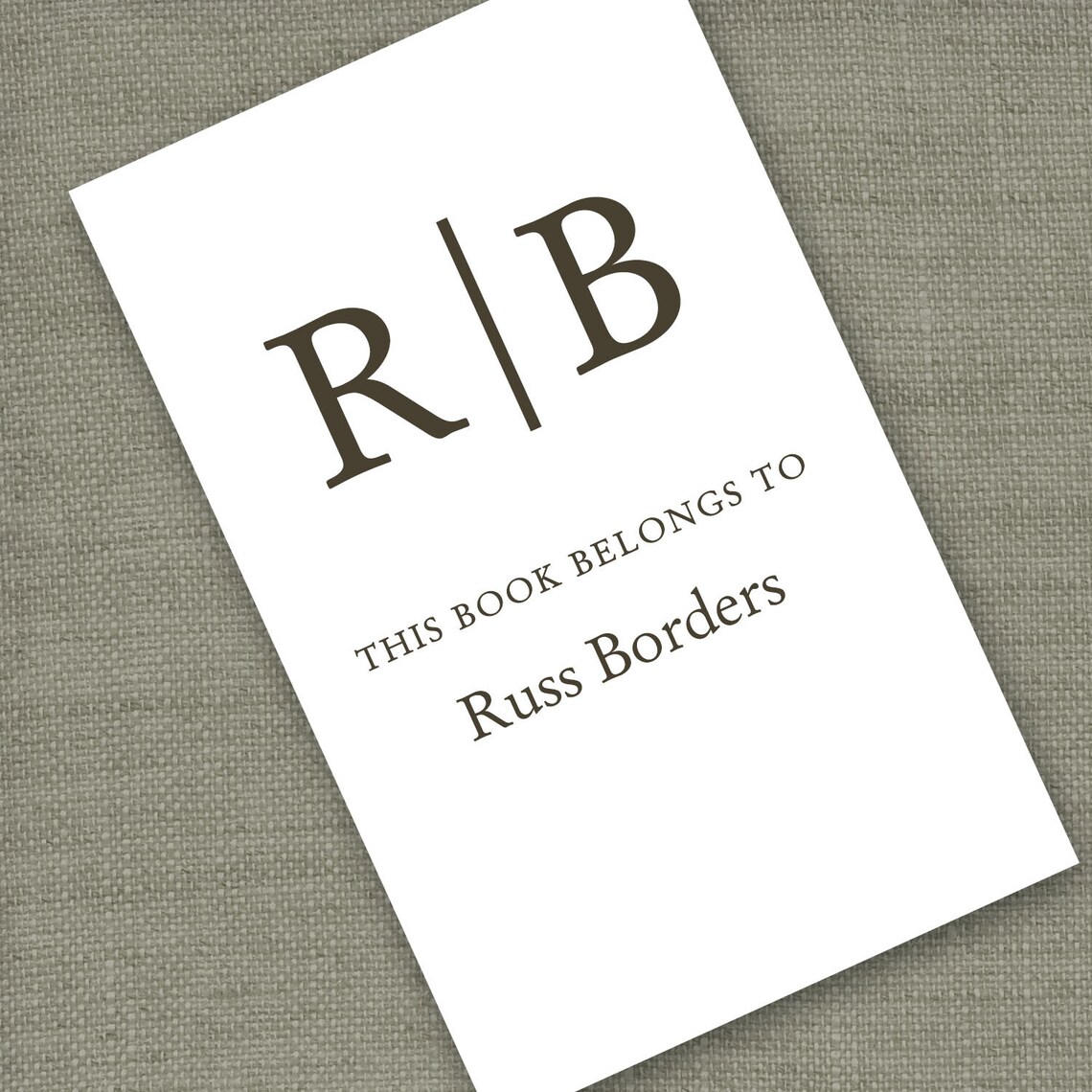 Personalized Bookplates....24qty...choose Your Etsy