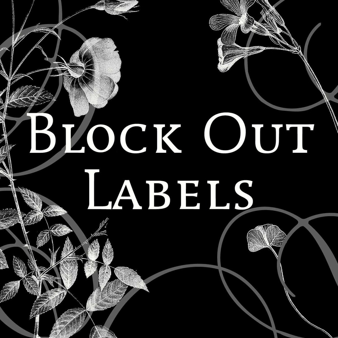 Re-cover..blockout Wine Labels Upgrade - Etsy