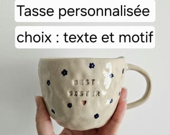 Handgemaakte mok - Gepersonaliseerd - Op bestelling gemaakt