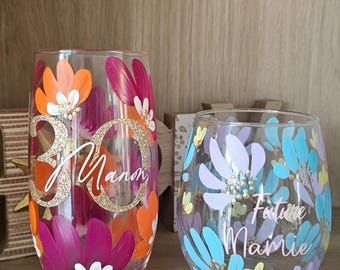 Gepersonaliseerde waterglazen voor verjaardagen, evenementen...