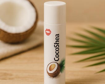 Organic Coconut Shea Lip Balm: Handmade Natural Chapstick