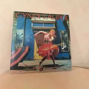 Vintage Cyndi Lauper She's so Unusual Vinyl Record LP Album Vintage Cyndi Lauper She's so Unusual Vinyl Record LP Album