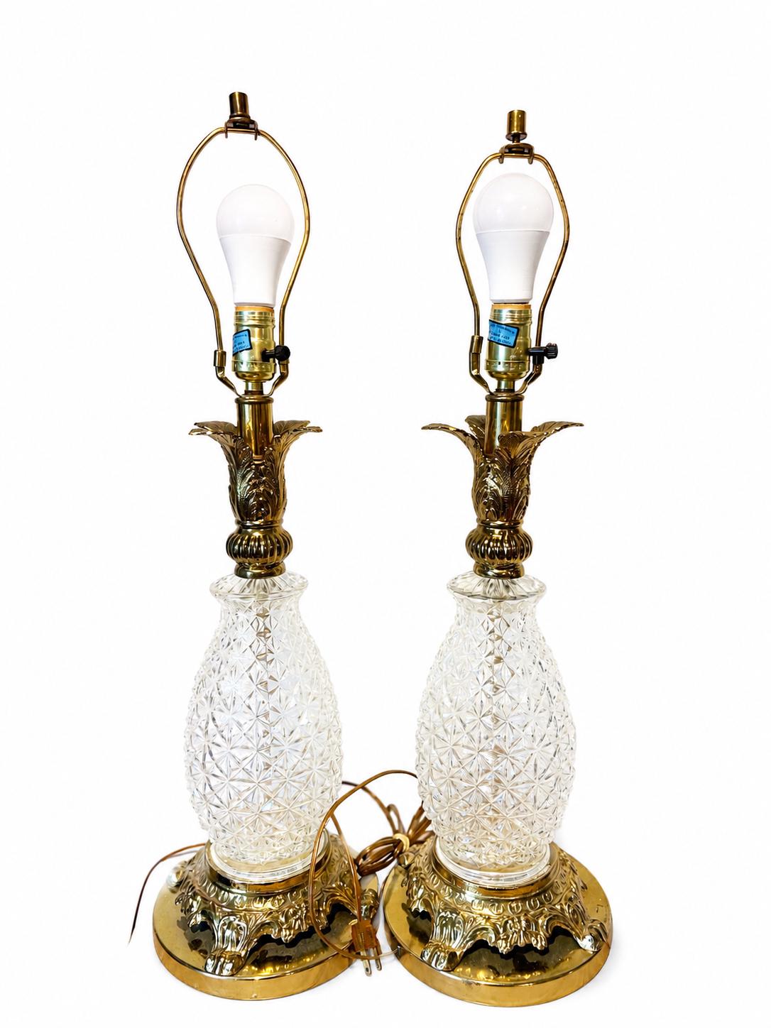 Vintage pineapple lamp - Etsy 日本