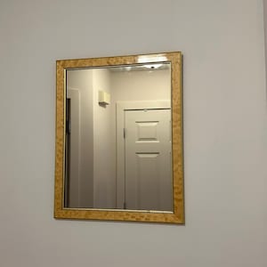 Vintage gold framed mirror.