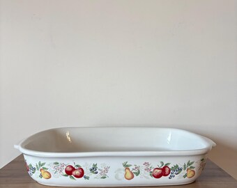 Vintage Corelle Chutney Stoneware Roaster Lasagna Pan 9x13 - Rectangular Baking Dish