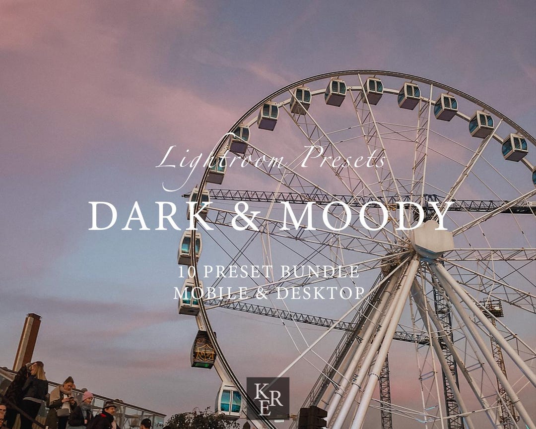 10 LIGHTROOM MOODY Presets Bundle - Mobile and Desktop - Lightroom ...