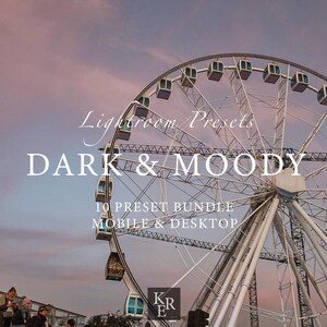10 LIGHTROOM MOODY Presets Bundle - Mobile and Desktop - Lightroom Presets for Instagram - Moody, Dark, Black, Earthy, Aesthetic