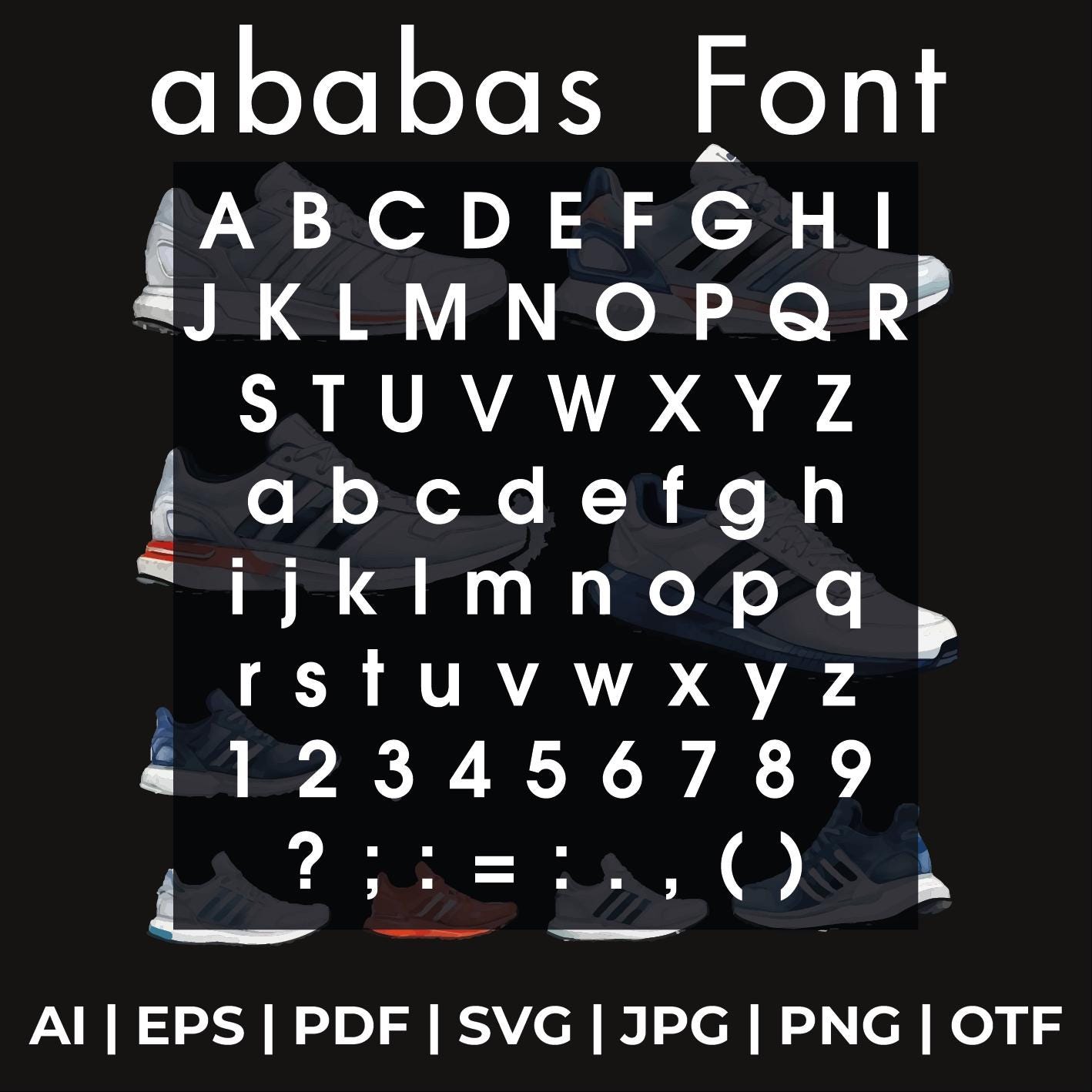 adidas typeface