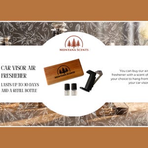 Black Ice Car Freshener, clean masculine scent for vehicles image 7
