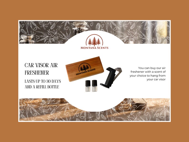 Black Ice Car Freshener, clean masculine scent for vehicles image 7