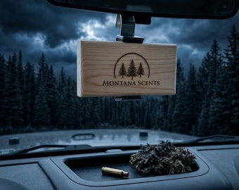 Gunpowder Scent Car Air Freshener | Unique Car Accessories | Long-Lasting Fragrance