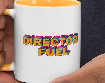 Director Fuel Mug – Funny Theater Coffee Cup for Stage Directors, Broadway Lovers & Drama Teachers – Ceramic Theater Gift