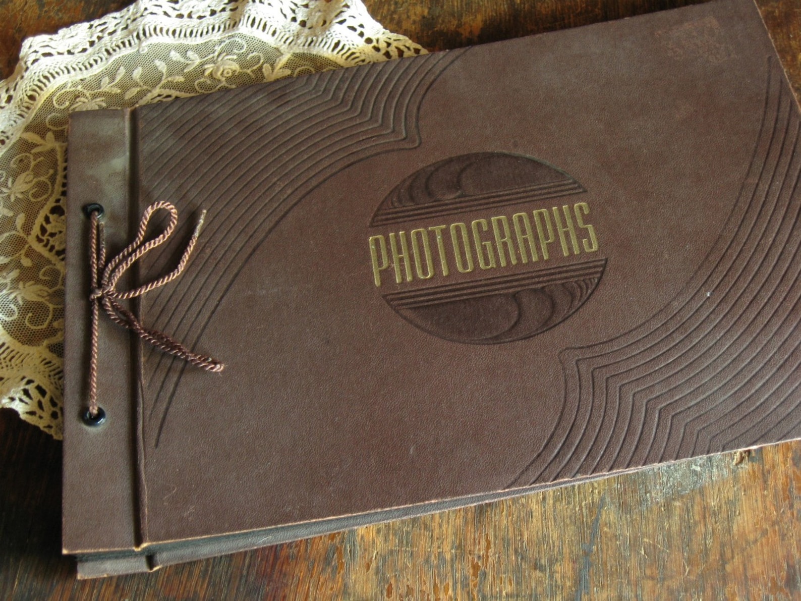 Vintage Art Nouveau Style Photo Album Etsy