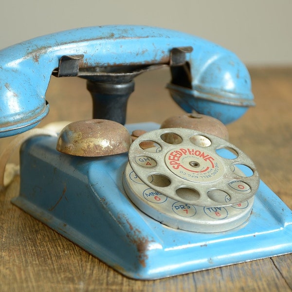 Vintage 1940s Gong Bell SpeedPhone Toy