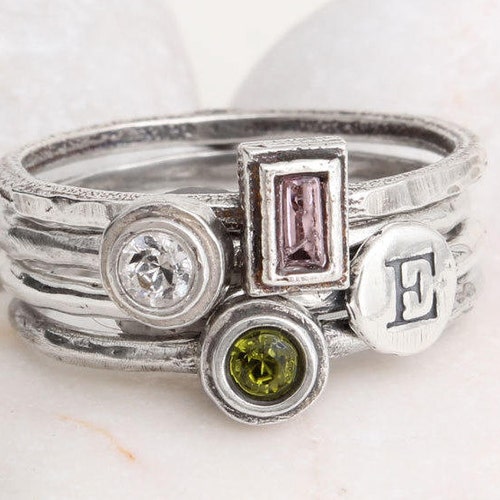 in Sterling Silver Esty & Me Childrens Claddagh Ring with Personalized Simulated Birthstone Size 4 in Sterling Silver Esty & Me Childrens Claddagh Ring with Personalized Simulated Birthstone Size 4