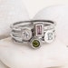 Stack Rings • Sterling Silver Stackable Birthstone Rings • Initial Rings • Mothers Rings! • Ring for Mom • Gemstone Rings • BEST SELLER