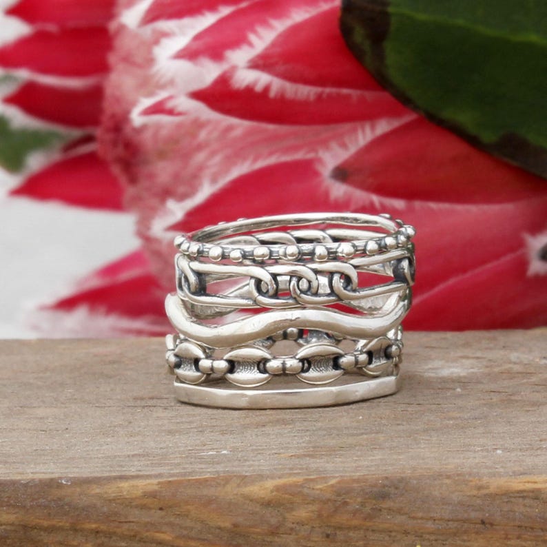 Stack Rings Sterling Silver Stackable Birthstone Ring Initial Ring Mothers Rings Ring for Mom Gemstone Rings BEST SELLER image 15