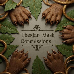 Therian mask commissions