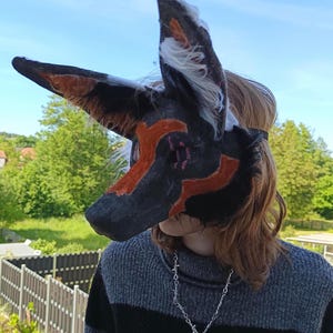Therian German Shepherd Dog Mask