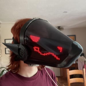 furry protogen fursuit head base diy (new, better version :D )