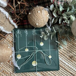 Paquete de 3 tarjetas navideñas hechas a mano