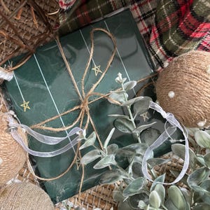 Set van 3 handgemaakte kerstkaarten