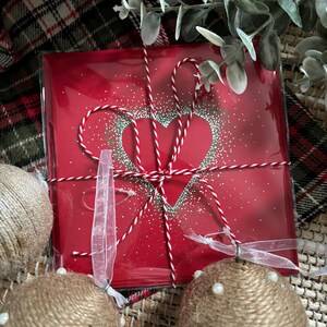 Pacote de 3 cartões de Natal artesanais
