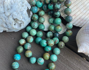 Turquoise Mala Necklace