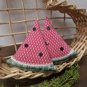 Watermelon Slice Bowl Filler, Ornie, Shelf Tuck