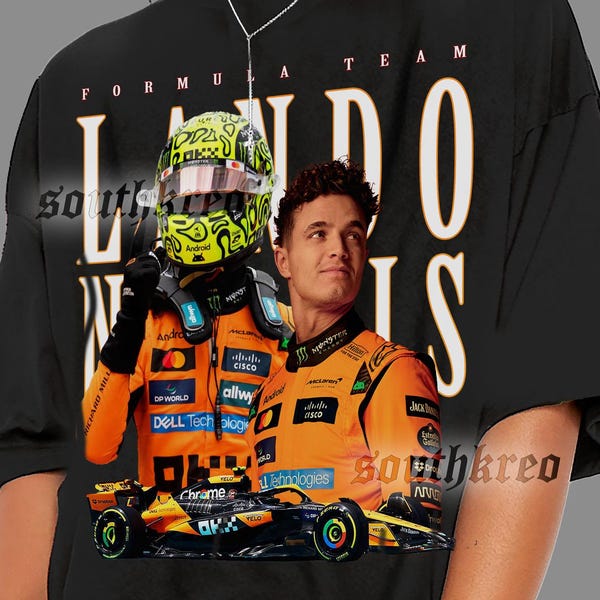 Limited Lando Norris Unisex Shirt For Man and Woman 90s