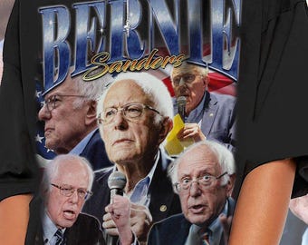 Bernie Sanders Shirt Vintage Bootleg Graphic T-shirt Bernie Sanders T-shirt Retro Sweatshirt Cadeau voor dames en heren, Unisex