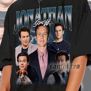 Camisa unisex de Jonathan Groff de edición limitada para hombre y mujer, años 90