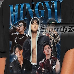 Limited Mingyu Kpop Tshirt Vintage Unisex Shirt, Mingyu Fan Tees, Mingyu Retro Shirt, Mingyu Gift Merch, Kpop Shirt, Kpop Merch, Kpop Gift