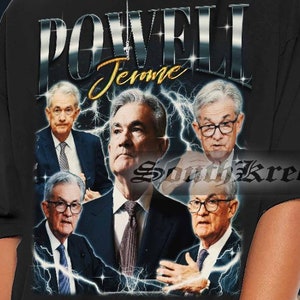 Limited Jerome Powell Vintage T-Shirt, Jerome Powell Fan Tees, Jerome Powell Homage Tshirt, Jerome Powell Merch, Retro Jerome Powell Shirt
